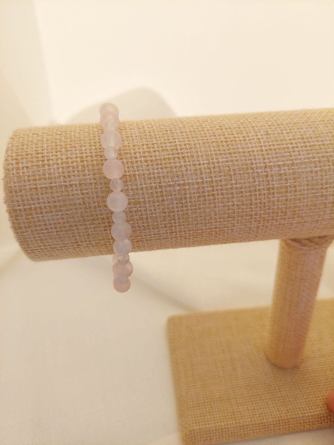 QUARTZ ROSE bracelet 4-6 mm