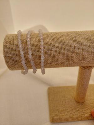 QUARTZ ROSE bracelet 4 mm