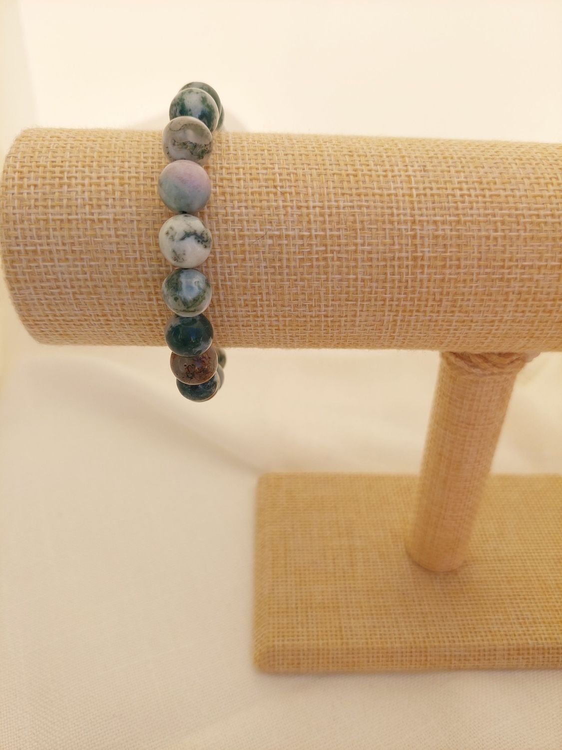 AGATE MOUSSE bracelet 10 mm