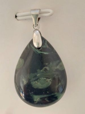 JASPE KAMBABA pendentif goutte