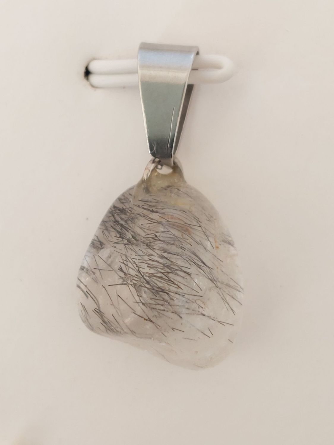 QUARTZ TOURMALINE pendentif