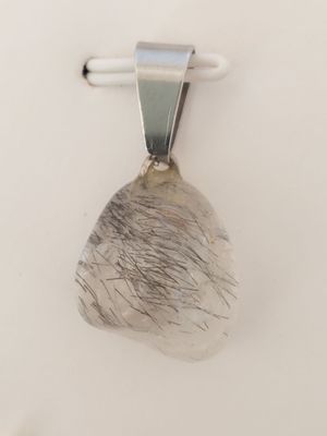 QUARTZ TOURMALINE pendentif