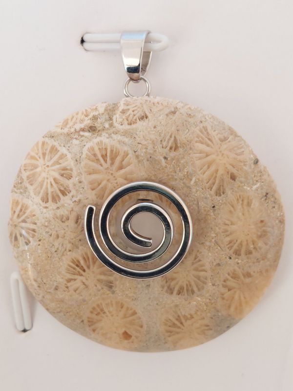 JASPE PAYSAGE pendentif donut