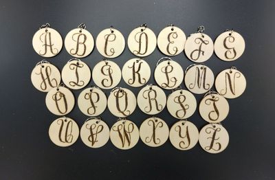 Monogram Keyring