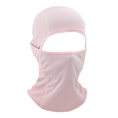 SKI MASK CLEAR PINK BALACLAVA LICRA SPANDEX MOUNTAIN CYCLE MOTO CAR ATV QUAD HUNT FISHING GRAFFITI WEAR APPAREL CLOTHING CAGOULE NIQUAB HIJAB BURKA SHAYLA KHIMAR CHADOR AL AMIRA VOILE COMASOUND KARTEL