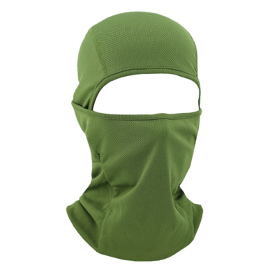 SKI MASK GREEN BALACLAVA LICRA SPANDEX  MOUNTAIN CYCLE MOTO CAR ATV QUAD HUNT FISHING GRAFFITI WEAR APPAREL CLOTHING CAGOULE NIQUAB HIJAB BURKA SHAYLA KHIMAR CHADOR AL AMIRA VOILE COMASOUND KARTEL