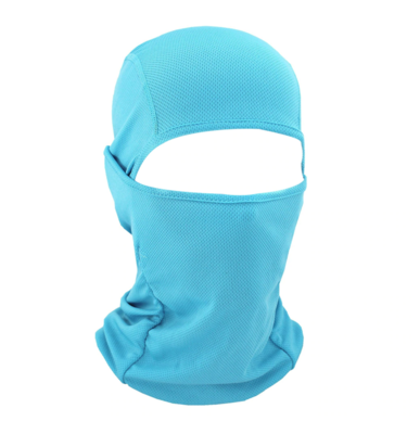 SKI MASK CLEAR BLUE BALACLAVA LICRA SPANDEX MOUNTAIN CYCLE MOTO CAR ATV QUAD HUNT FISHING GRAFFITI WEAR APPAREL CLOTHING CAGOULE NIQUAB HIJAB BURKA SHAYLA KHIMAR CHADOR AL AMIRA VOILE COMASOUND KARTEL