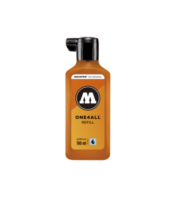 FINE ARTS MARKER MOLOTOW ONE4ALL INK REFILL 180ML 085 ORANGE DARE 4250397601373 GRAFFITI TAG ENCRE DRAW DESSIN COMASOUND KARTEL CSK
