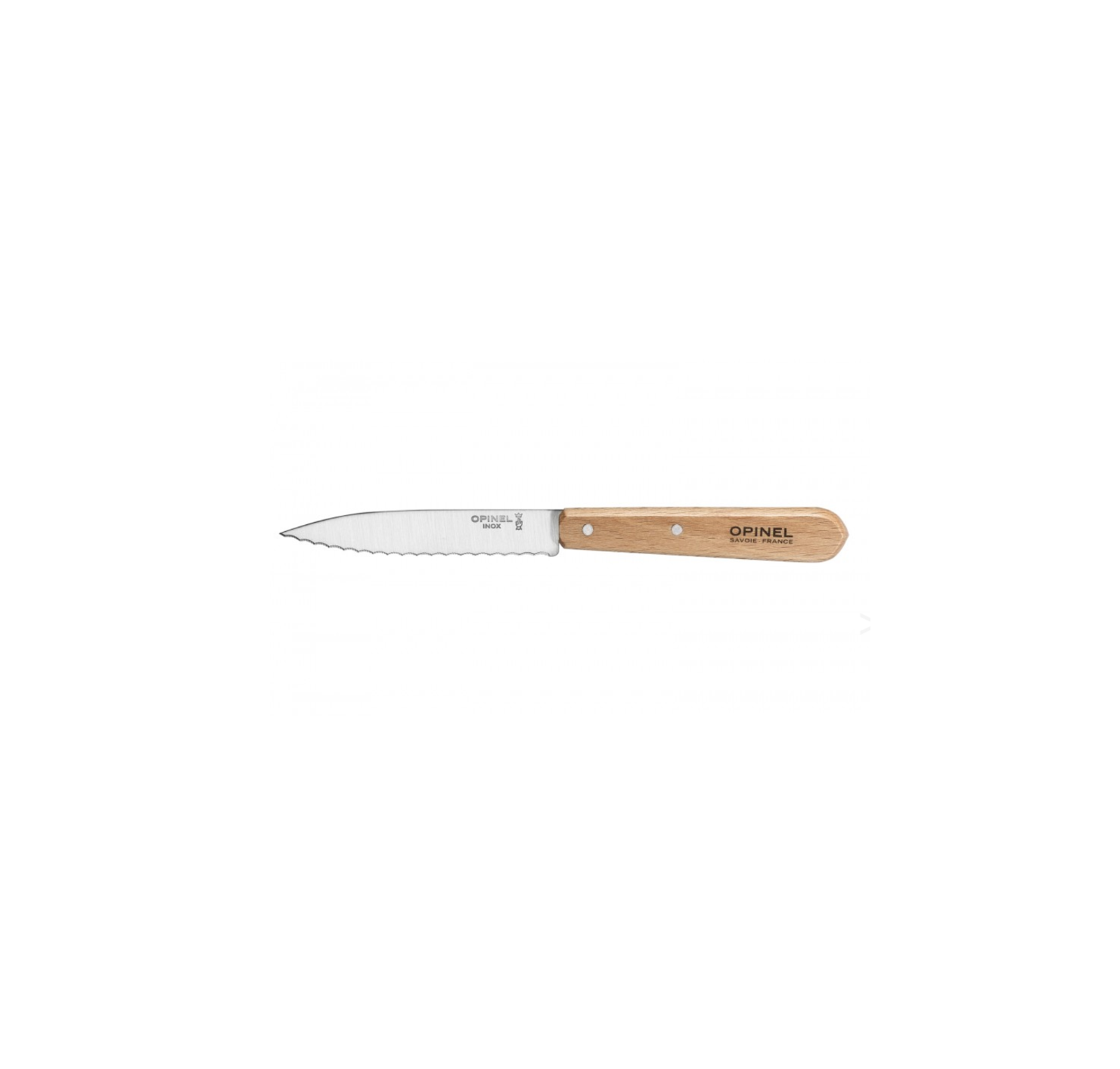 OPINEL 113 COUTEAU CRANTE NATURE INOX HOOD COUPE DECOUPE CUISINE 3123840019180 HOME COOKING KITCHEN NATURE INOX HOOD COMASOUND KARTEL CSK ONLINE