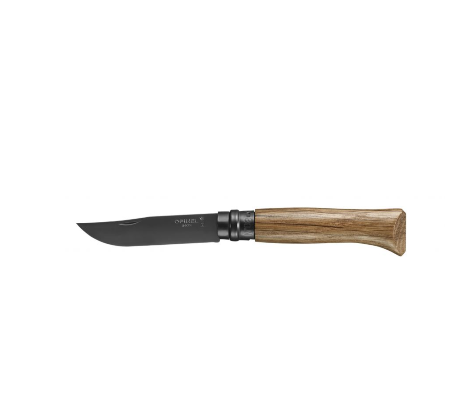 OPINEL N°8 COUTEAU CHENE BLACK INOX HOOD COUPE RANDONNE CAMPING CHASSE PECHE DECOUPE CUISINE 3123840019135 HOME COOKING KITCHEN NATURE INOX HOOD COMASOUND KARTEL CSK ONLINE