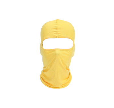 CAGOULE SKI MASK BALACLAVA LYCRA NINJA MOTO MOTOR YELLOW JAUNE BIKE FROID EXTREME RANDO PECHE CHASSE VELO QUAD AIRSOFT PAINT BALL GRAFFITI PROTECTION MONTAGNE SPANDEX COMASOUND KARTEL CSK ONLINE ( 7 )