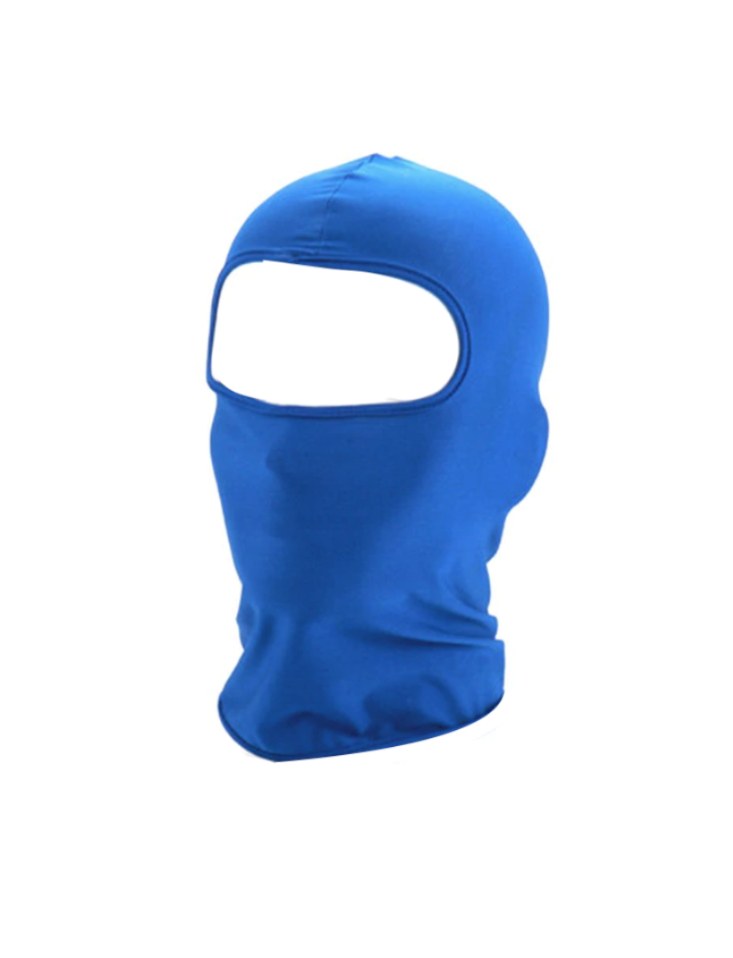 CAGOULE SKI MASK BALACLAVA LYCRA NINJA MOTO MOTOR  BLUE BLEU BIKE FROID EXTREME RANDO PECHE CHASSE VELO QUAD PAINT BALL AIRSOFT GRAFFITI PROTECTION MONTAGNE   SPANDEX COMASOUND KARTEL CSK ONLINE (16 )