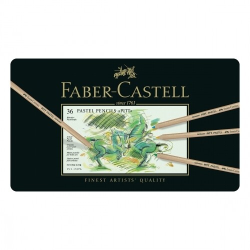 FABER CASTELL 36 PITT PASTEL PENCILS CRAYON COULEUR ART ARTISTE DESSIN DRAW 4005401121367 COMASOUND KARTEL