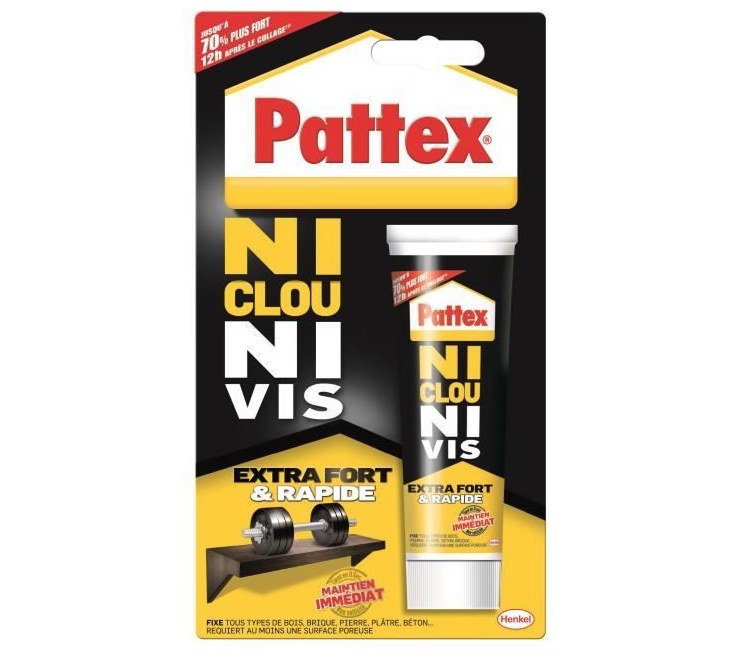 PATTEX NI CLOU NI VIS EXTRA FORT REPARER REPARATION COLLE GLUE MEUBLE MAISON CHARPENTE HOOD CHAISE TABLE 3178040630673 COMASOUND KARTEL CSK ONLINE