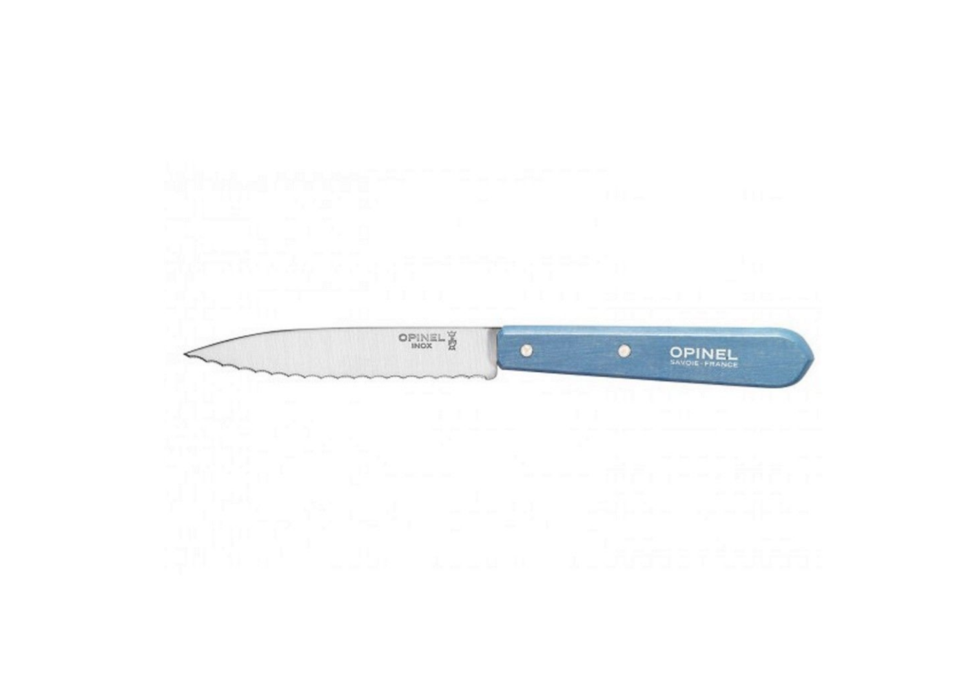 OPINEL 113 COUTEAU CRANTE GREEN INOX HOOD COUPE DECOUPE CUISINE 3123840019227 HOME COOKING KITCHEN NATURE INOX HOOD COMASOUND KARTEL CSK ONLINE