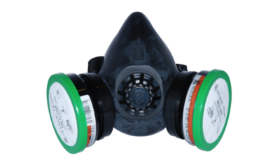 GERIN DEMI MASQUE  KIT RESPIRATOIRE PEINTURE + 2 FILTRES ABP2 PROTECTION RESPIRATORY 3355145003001 PROTECTION  SOLVENT PAINT GRAFFITI PRO COMASOUND KARTEL CSK ONLINE