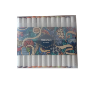 COMASOUND KARTEL MARKER ART CREATIVE BOITE DE 24 MARKER ARCHITECTURE STYLISME DESSIN ART DRAW 0634154900000 CSK ONLINE