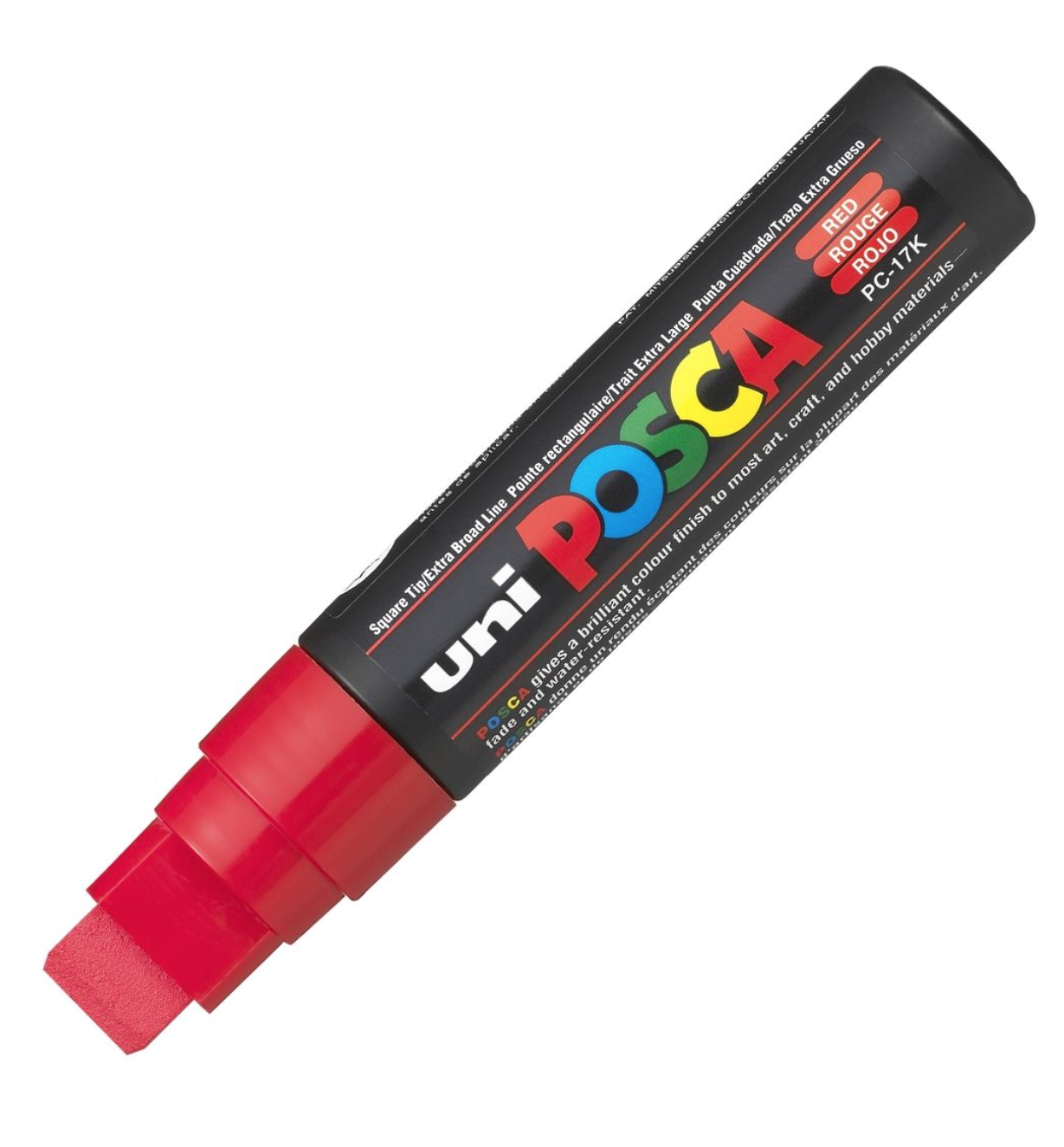 POSCA PC-17K RED MARKER ART GRAFFITI SKETCH DRAW DECORATION ARTISTE TAG SHOP PRO 4902778364215 COMASOUND KARTEL CSK ONLINE
