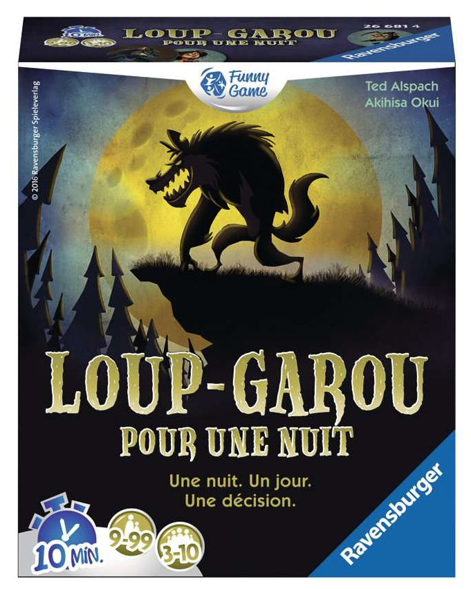 RAVENSBURGER LOUP GAROU POUR UNE NUIT JEUX 4005556266814 JEU JOUET CARTE FAMILLE ENFANT DIVERTISSEMENT SOIREE COMASOUND KARTEL CSK ONLINE