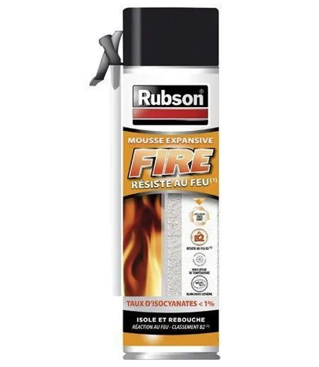 RUBSON MOUSSE EXPANSIVE FIRE RESISTE AU FEU 3178041329873 ISOLE REBOUCHE MAISON BRICOLAGE COMASOUND KARTEL CSK ONLINE