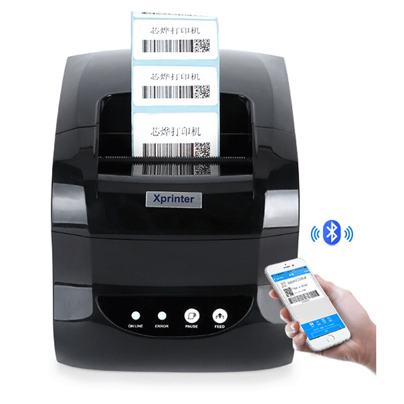 New Launch Xprinter XP-365B Printer 80mm Thermal Barcode Price Printer Launch VPC Shopping Online Imprimante Thermique Expedition Shipping Sticker Pro Comasound Kartel Csk Online