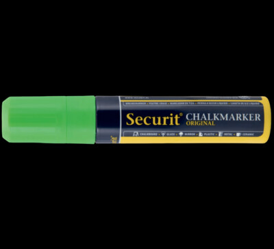SECURIT CHALKMARKER GREEN 8717624246180 CHALK MARKER ART SHOP STORE GRAFFITI CANVAS SCHOOL PRO SHOWCASE SLATE COMASOUND KARTEL CSK ONLINE