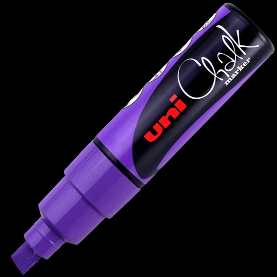 UNI CHALK PWE-8K MARKER 8MM PURPLE 4902778140161 ART ARTIST DRAW SKETCH WRITING WRITER TAG CANVAS SHOP DIY STORE SCHOOL GRAFFITI COMASOUND KARTEL CSK ONLINE