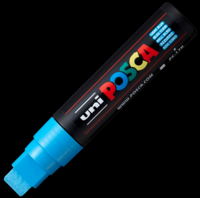 UNI POSCA PC-17K LIGHT BLUE 4902778364192 MARKER WRITER WRITING DRAW 15MM ART ARTIST CANVAS DIY GRAFFITI TAG BODYPAINTING RENOVATION DECO CUSTOM COMASOUND KARTEL CSK  ONLINE