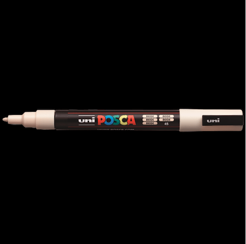 UNI POSCA PC-3M BEIGE 4902778123683 MARKER WRITER WRITING DRAW 1,3MM ART ARTIST CANVAS DIY GRAFFITI TAG BODYPAINTING RENOVATION DECO CUSTOM COMASOUND KARTEL CSK  ONLINE
