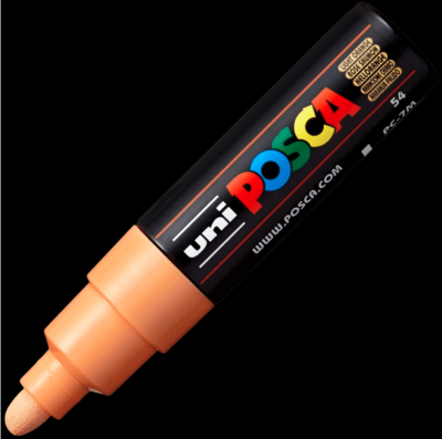 UNI POSCA PC-7M LIGHT ORANGE 4902778228364 MARKER WRITER WRITING DRAW 5MM ART ARTIST CANVAS DIY GRAFFITI TAG BODYPAINTING RENOVATION DECO CUSTOM COMASOUND KARTEL CSK  ONLINE