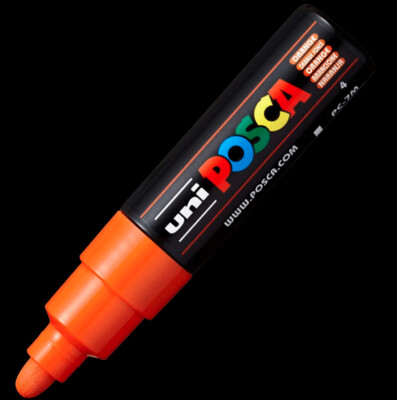 UNI POSCA PC-7M ORANGE 4902778228289 MARKER WRITER WRITING DRAW 5MM ART ARTIST CANVAS DIY GRAFFITI TAG BODYPAINTING RENOVATION DECO CUSTOM COMASOUND KARTEL CSK  ONLINE