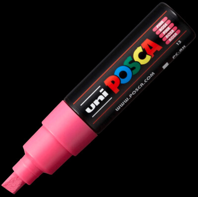 UNI POSCA PC-8K PINK 4902778916513 MARKER WRITER WRITING DRAW 5MM ART ARTIST CANVAS DIY GRAFFITI TAG BODYPAINTING RENOVATION DECO CUSTOM COMASOUND KARTEL CSK  ONLINE