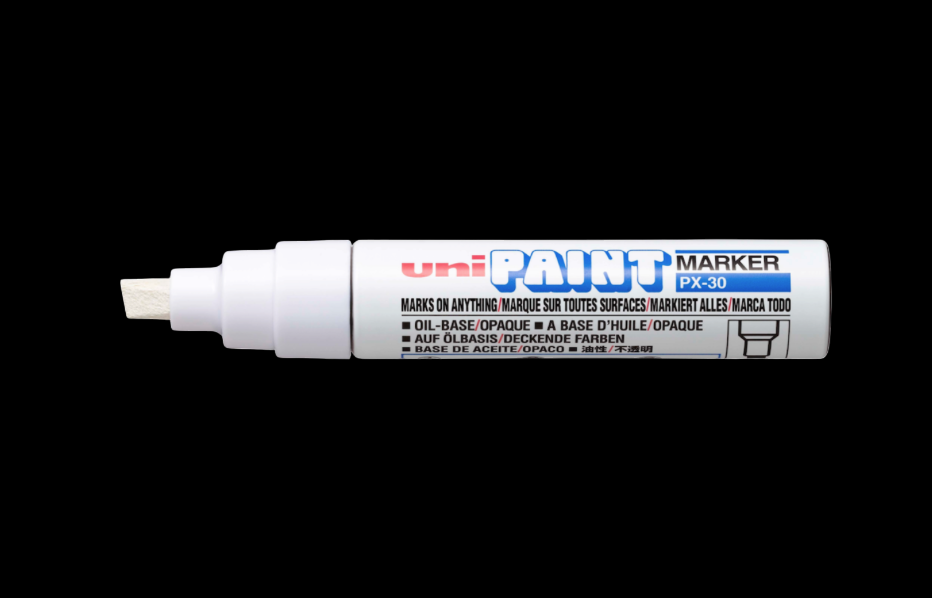UNI PAINT MARKER PX 30 ART GRAFFITI TAG 4902778917398 DRAW PRO SHOP WHITE STORE MARQUEUR ROTULADOR COMASOUNDKARTEL