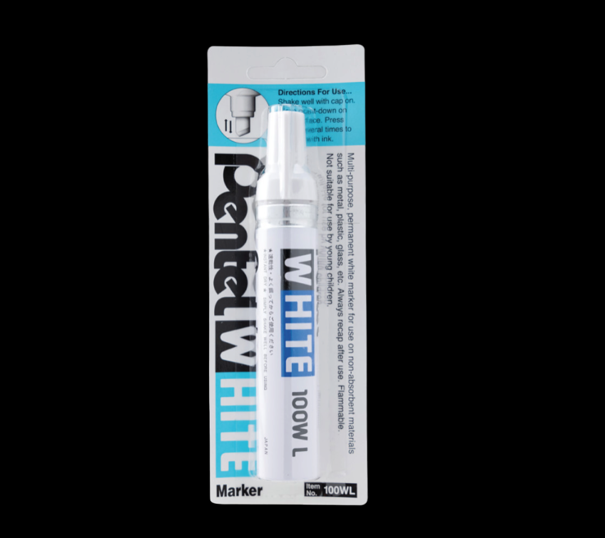 PENTEL WHITE 100W L PAINT MARKER PERMANENT 3474370114235 SET PACK DIY ART HOME MORE  DRAW CD GRAFFITI STICKER COMASOUND KARTEL CSK ONLINE