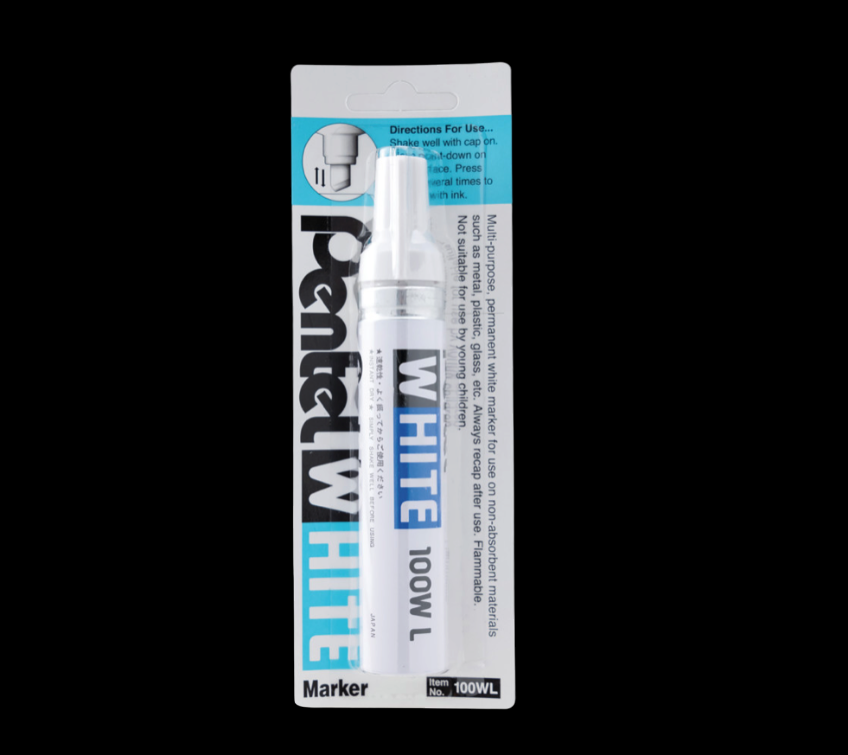 PENTEL WHITE 100W L PAINT MARKER PERMANENT 3474370114235 SET PACK DIY ART HOME MORE 2 NIBS DRAW CD GRAFFITI STICKER COMASOUND KARTEL CSK ONLINE