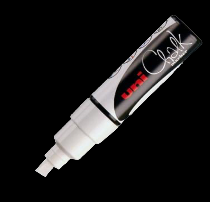 UNI CHALK PWE-8K WHITE MARKER ART GRAFFITI SKETCH DRAW ARTISTE TAG SHOP PRO 49027781400930 COMASOUND KARTEL CSK ONLINE