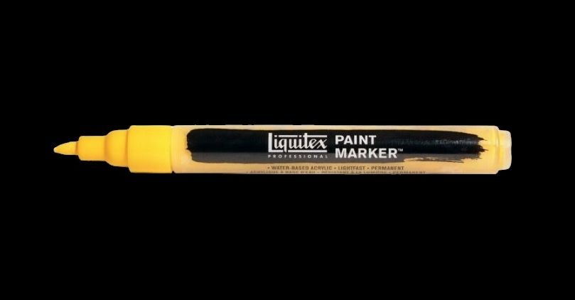LIQUITEX 0887452000594 PAINT MARKER YELLOW 830 CANVAS ARTIST  DRAW COLOR ART  CUSTOM GRAFFITI WRITERS STREET COMASOUND KARTEL CSK ONLINE