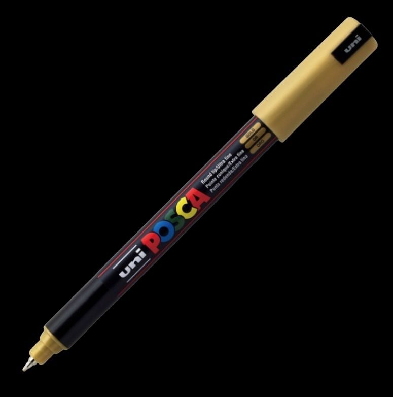 POSCA PC-1MR MARKER STREET ART 4902778089910 GOLD GRAFFITI SKETCH DRAW ARTIST TAG SHOP STORE WRITERS PRO 4902778089910 COMASOUND KARTEL CSK ONLINE