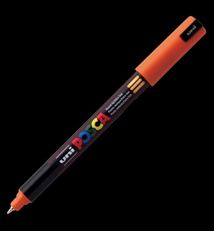 POSCA PC-1MR MARKER STREET ART 4902778089804 ORANGE GRAFFITI SKETCH DRAW ARTIST STORE DRAWING TAG SHOP PRO COMASOUND KARTEL CSK ONLINE