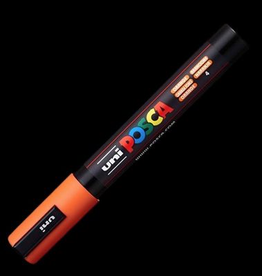 UNI POSCA PC-5M ORANGE MARKER STREET ART GRAFFITI 4902778916193 SKETCH DRAW ARTIST TAG CUSTOM SCHOOL SHOP STORE PRO COMASOUND KARTEL CSK ONLINE