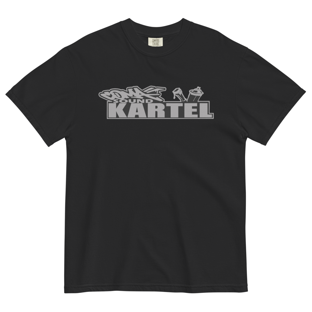 COMASOUND KARTEL BLACK TSHIRT ORIGINAL LOGO STREET WEAR US SIZE CLOTHING APPAREL GRAFFITI DRIPS MARKER CSK ONLINE 2025