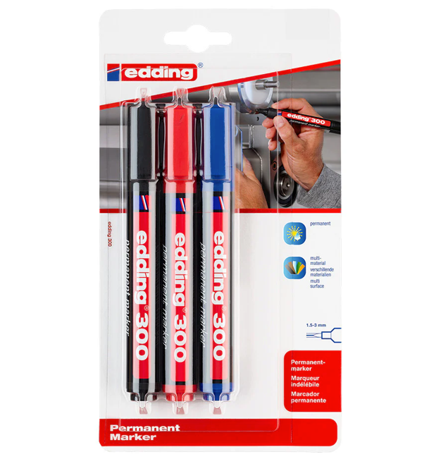 EDDING 300 PERMANENT MARKER DRAW SKETCH HOME DIY STICKER SHOP STORE ART CHILDREN GRAFFITI COMASOUND KARTEL CSK ONLINE