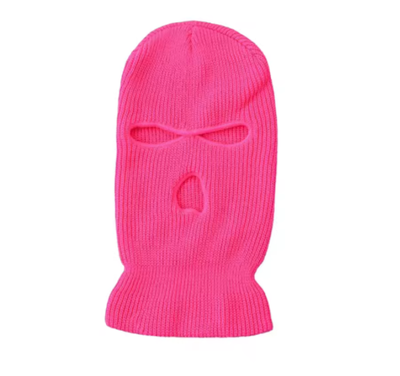 SKI MASK PINK NEON HOOD BALACLAVA ACRYLIC MOUNTAIN CYCLE MOTO CAR ATV QUAD HUNT FISHING GRAFFITI WEAR APPAREL CLOTHING CAGOULE NIQUAB HIJAB BURKA SHAYLA KHIMAR CHADOR AL AMIRA VOILE COMASOUND KARTEL