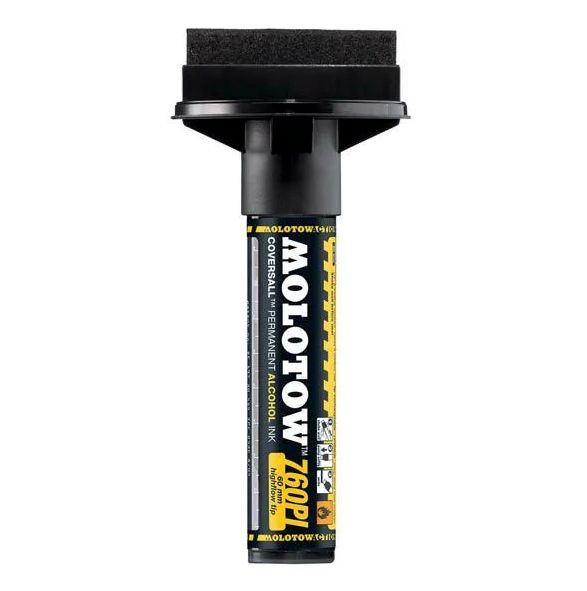 MOLOTOW  MASTERPIECE 760PI MARKER INK BLACK 4250397603230 ART GRAFFITI TAG ENCRE DRAW DESSIN COMASOUND KARTEL CSK