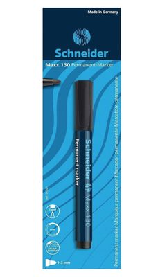 SCHNEIDER MAX 130 BLACK PERMANENT MARKER DIY ART HOME MORE  DRAW CD GRAFFITI STICKER COMASOUND KARTEL CSK ONLINE