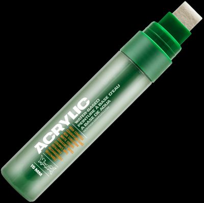 MONTANA CANS MARKER GREEN DARK 4048500323362 ART ARTIST GRAFFITI TAG DRAW INK 15MM CANVAS PAINT ACRYLIC COMASOUND KARTEL CSK ONLINE