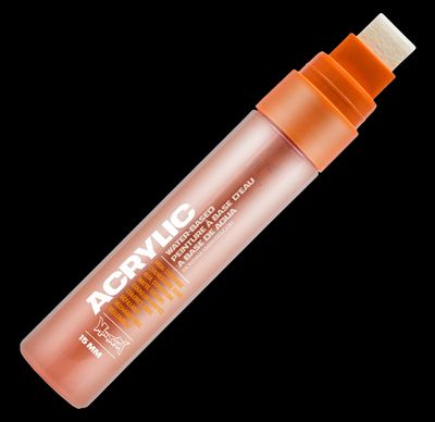 MONTANA CANS MARKER ORANGE CH 4048500323157 ART ARTIST GRAFFITI TAG DRAW INK 15MM CANVAS PAINT ACRYLIC COMASOUND KARTEL CSK ONLINE