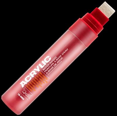 MONTANA CANS MARKER RED 4048500323171 ART ARTIST GRAFFITI TAG DRAW INK 15MM CANVAS PAINT ACRYLIC COMASOUND KARTEL CSK ONLINE