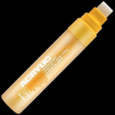MONTANA CANS MARKER YELLOW LIGHT 4048500323126 ART ARTIST GRAFFITI TAG DRAW INK 15MM CANVAS PAINT ACRYLIC COMASOUND KARTEL CSK ONLINE