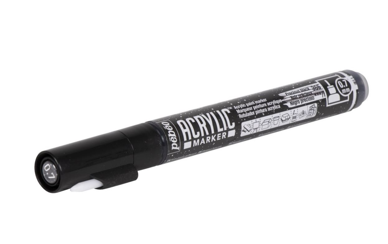 PEBEO ACRYLIC MARKER 3167862056556 PRECIOUS BLACK CANVAS DIY COLOR CUSTOM GRAFFITI TAG STREET ART ARTIST WRITING DRAW COMASOUND KARTEL CSK ONLINE